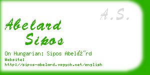 abelard sipos business card